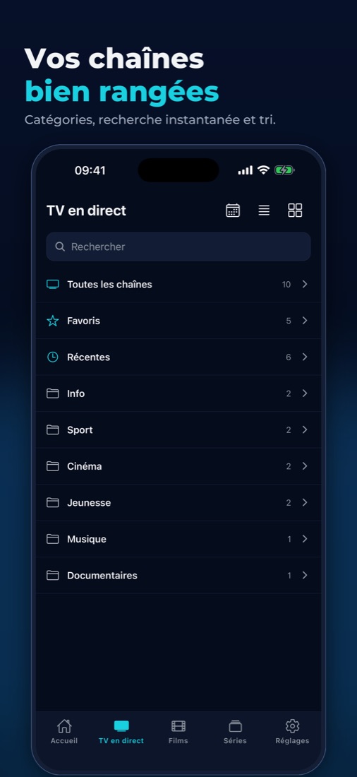 TV en direct (démo)